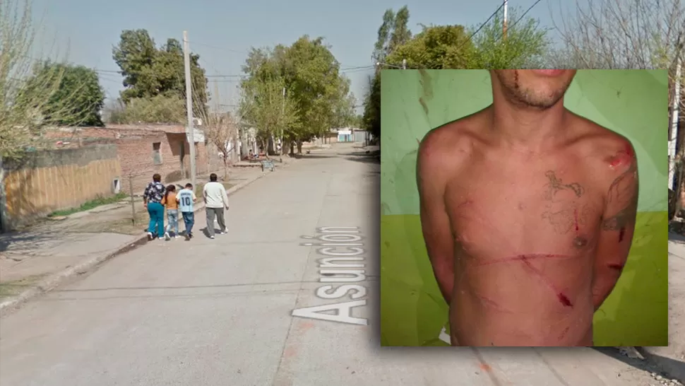 Vecinos atacaron a latigazos a un sobrino de barras de Atlético por un robo