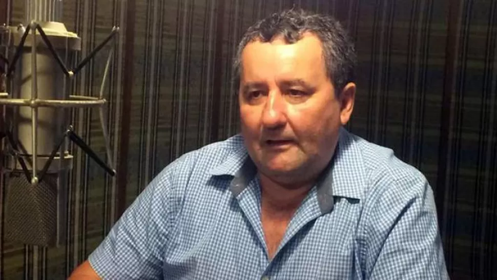 ROGER TERÁN. El intendente de Itatí durante una entrevista radial. FOTO TOMADA DE DIARIOCHACO.COM
