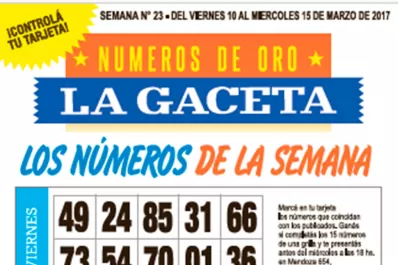 La grilla completa de los Números de Oro