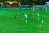 Lucchetti salvó a Atlético en la jugada más peligrosa de Peñarol