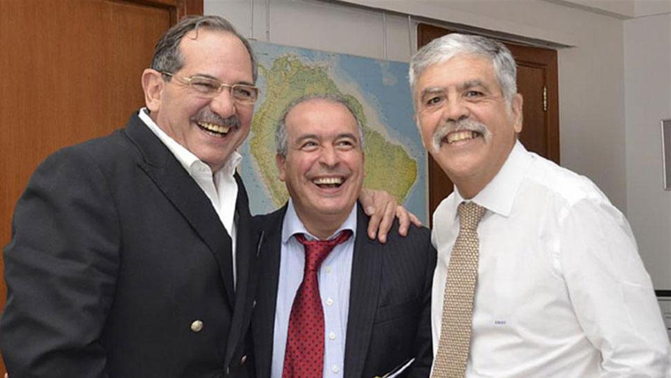 OTROS TIEMPOS. Alperovich, José López y De Vido. ARCHIVO