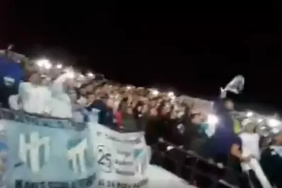 Video: la tribuna de Atlético vibró en el recibimiento ante Peñarol