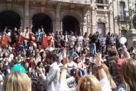 Sacaron los coros y las orquestas a las calles para protestar contra los recortes