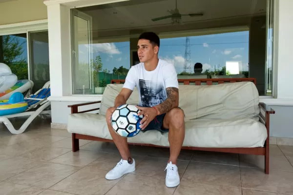 El fútbol, una pasión de Zampedri convertida en trabajo