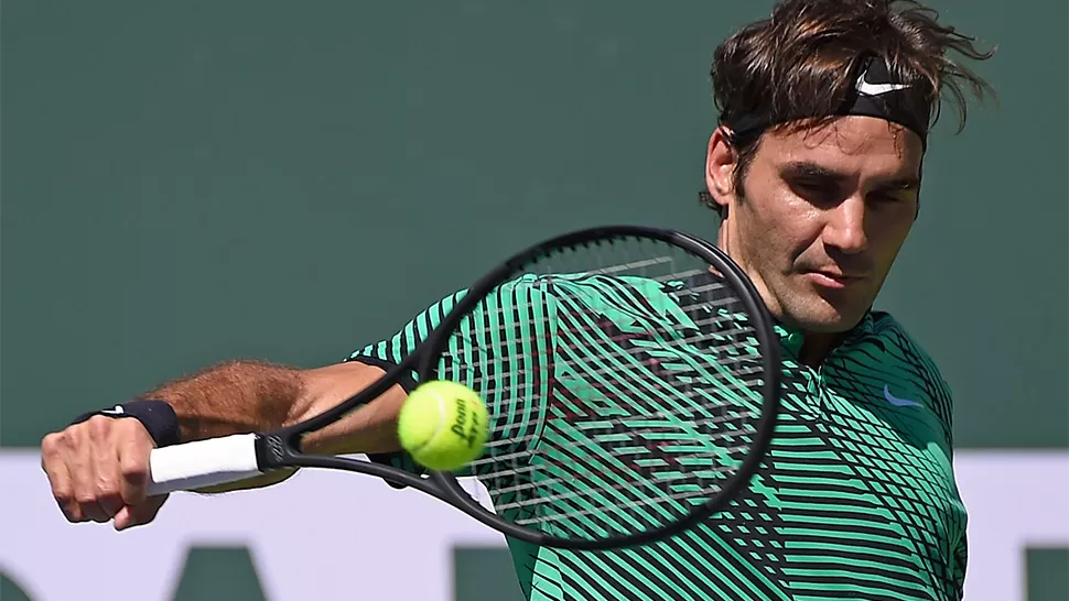 UNA MÁQUINA. Federer accedió a la final tras derrotar al estadounidense Jack Sock por 6-1 y 7-6 (7-4). REUTERS