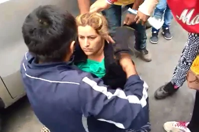 Video: incidentes con municipales en el secuestro de una moto