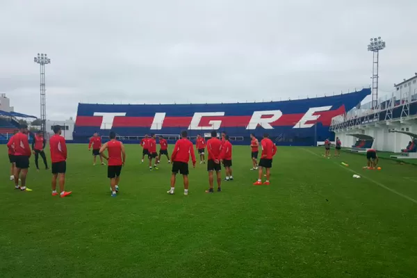 San Martín entrenó en Tigre pensando en Argentinos