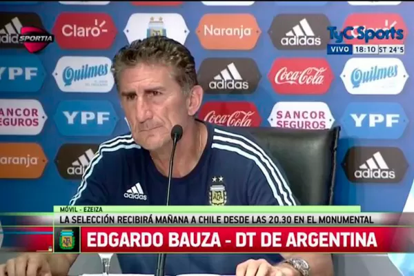 Bauza habló de todo en la previa al duelo con Chile