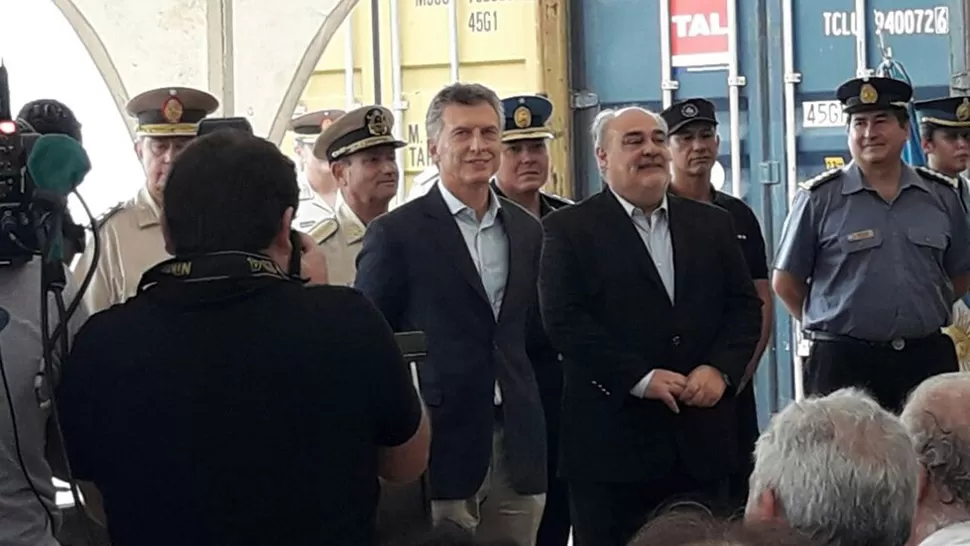Macri y el gobernador Colombi, en un acto oficial. FOTO TOMADA DE DIARIOEPOCA.COM. 