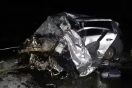 Cuatro personas murieron en un choque frontal en León Rouges