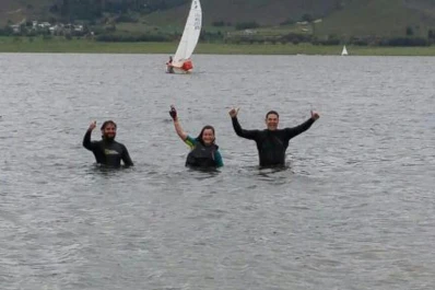 Los Optimist y Lasers se lucieron por primera vez en el torneo local