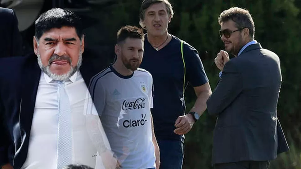 Maradona: si Tinelli no se va de la Comisión de Selecciones de AFA renuncio a la FIFA