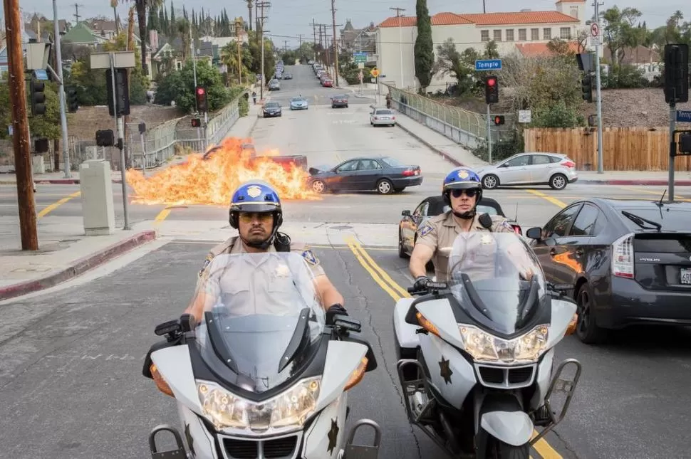 EN ACCIÓN. Los policías motorizados de Los Ángeles están de vuelta. 