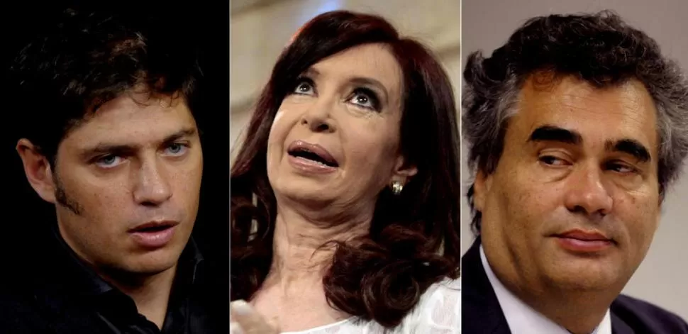AL BANQUILLO. El ex ministro Kicillof, la ex presidenta Fernández de Kirchner; y ex titular del Banco Central Alejandro Vanoli hablan de una causa “armada”. dyn