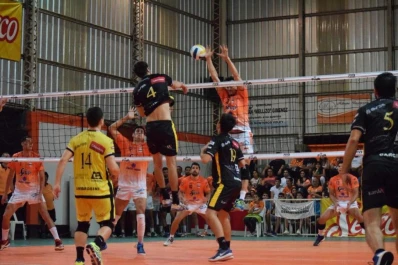 Monteros Voley ganó y ya piensa en las semifinales