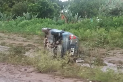Así quedaron los autos afectados por el temporal en la ruta 304