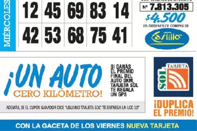 Los Números de Oro de LA GACETA