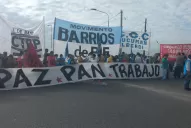 La CTA y Barrios de Pie cortó el puente Lucas Córdoba