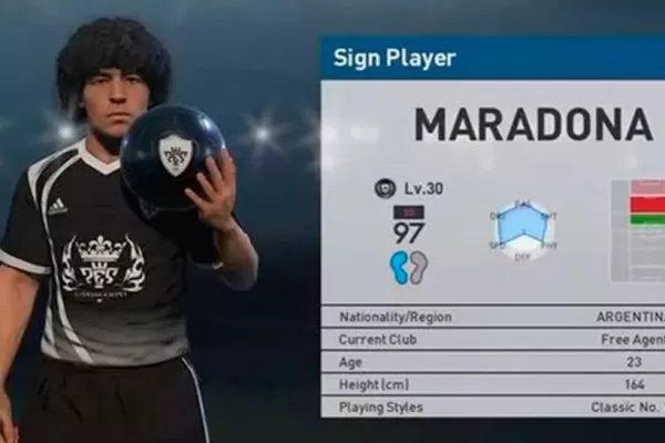 Maradona vs Konami, creador del PES 2017