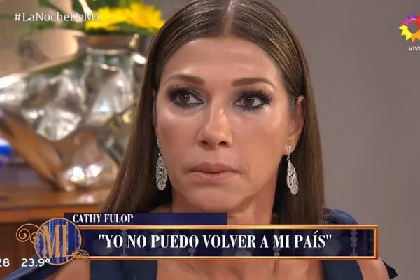 La angustia de Catherine Fulop por no poder regresar a su país