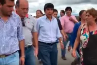 Video: increparon a un funcionario provincial mientras recorría La Madrid