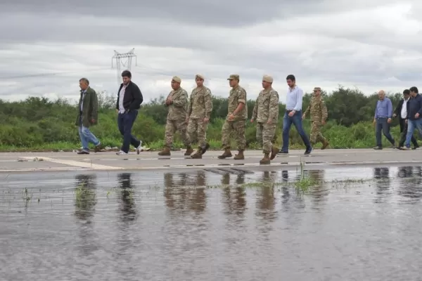 El Ejército se prepara para instalar un puente Bailey