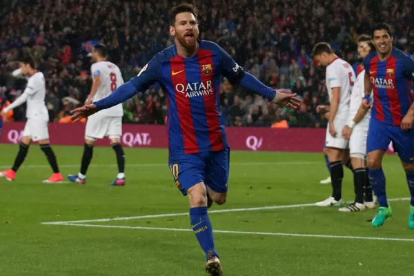 De la mano de Messi, Barcelona venció 3-0 a Sevilla