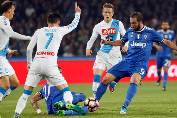 Higuaín fue verdugo de Napoli y Juventus pasó a la final de la Copa Italia