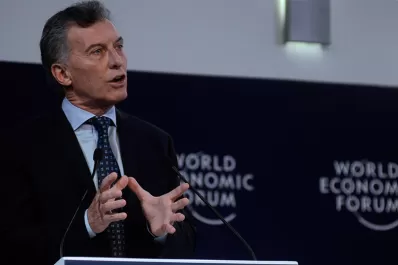 Qué bueno es estar acá trabajando, dijo Macri al inaugurar el Foro Económico Mundial
