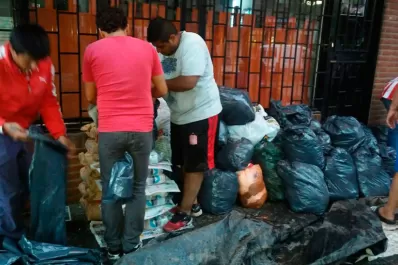 Hinchas de San Martín, solidarios con los pobladores afectados por las inundaciones