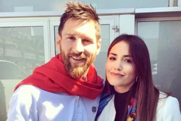 Messi y Lali Espósito, juntos en una foto