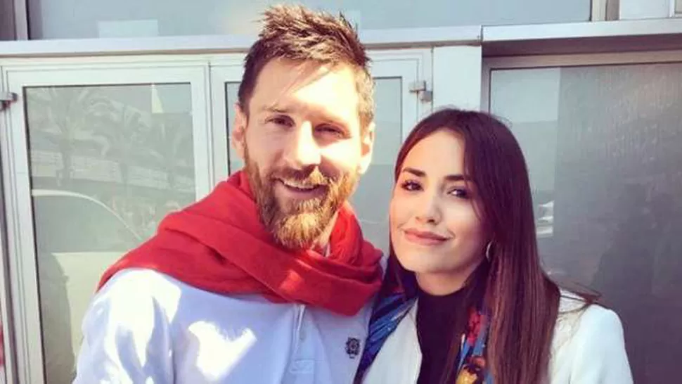 Messi y Lali Espósito, juntos en una foto