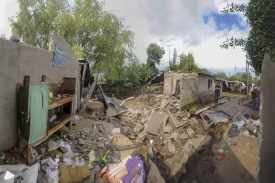 La correntada dejó inservibles al menos 80 casas en El Sacrificio