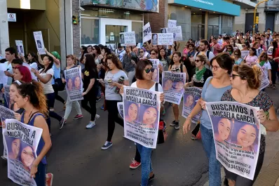 Hallan elementos que podrían ser de Micaela García