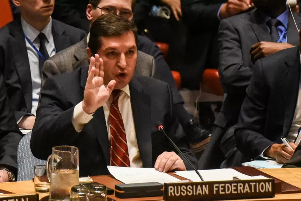 UN RECLAMO. Vladimir Safronkov fijó la postura de Rusia durante la reunión de ayer del Consejo de Seguridad. reuters