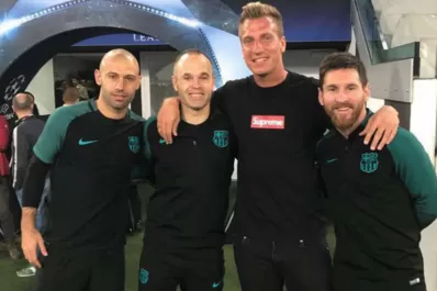 La foto de Maxi López y Messi: ¿será un mensaje para Icardi?