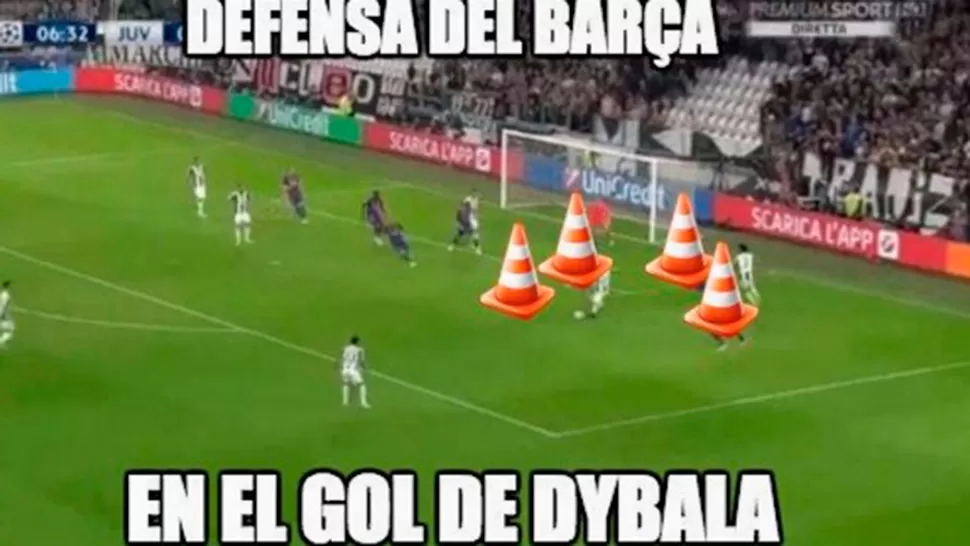Todos los memes de la goleada de Juventus sobre Barcelona