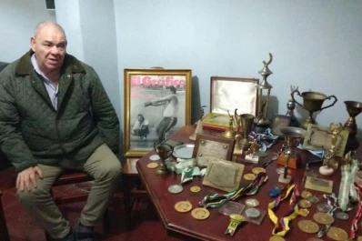 El múltiple campeón de martillo,  José Alberto Vallejo, recordó los mejores momentos de su carrera