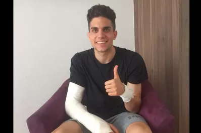 Así quedó Bartra luego del ataque al colectivo de Borussia Dortmund