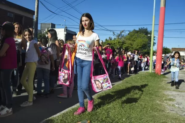 El show empezó abajo del escenario
