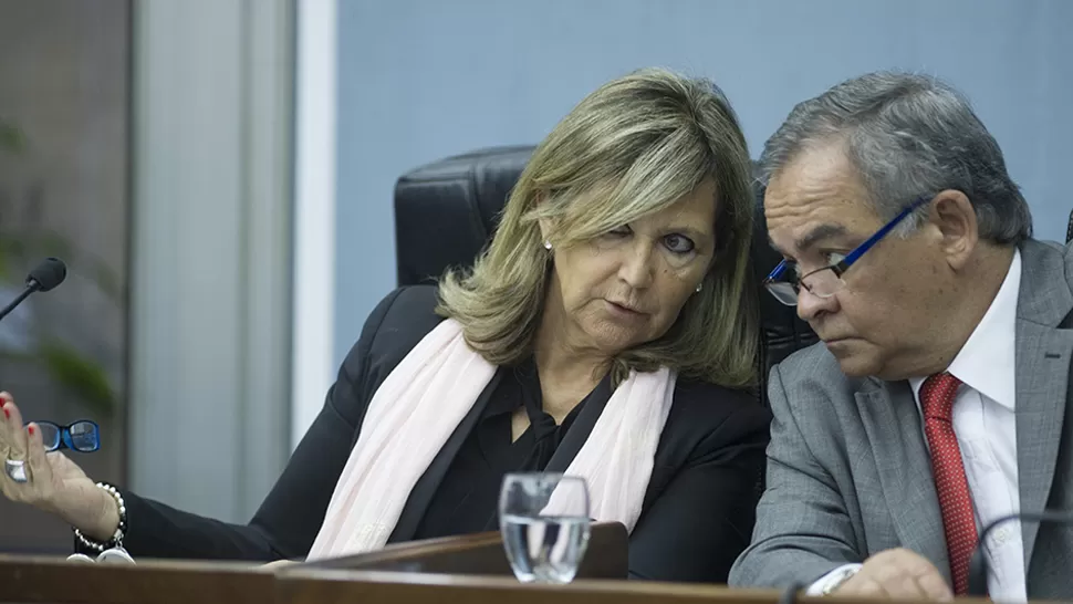 JUECES. Noli y Jiménez Montilla enfrentan pedidos de recusación.  LA GACETA / JORGE OLMOS SGROSSO