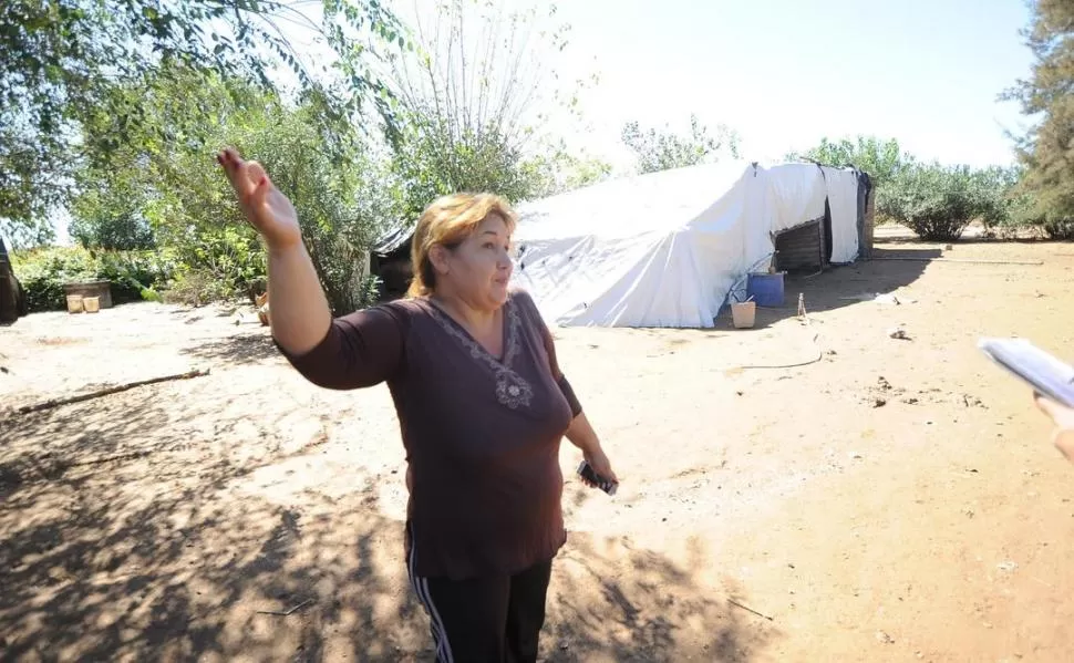 “DE MILAGRO”. María Cristina Olivera relató las penurias que pasó en los últimos días; ahora, a recuperar su casa.  