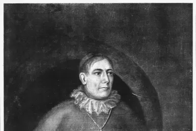 Cayetano Rodríguez y el futuro obispo Molina