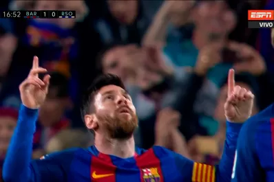 Con dos tantos de Messi, Barcelona superó a la Real Sociedad