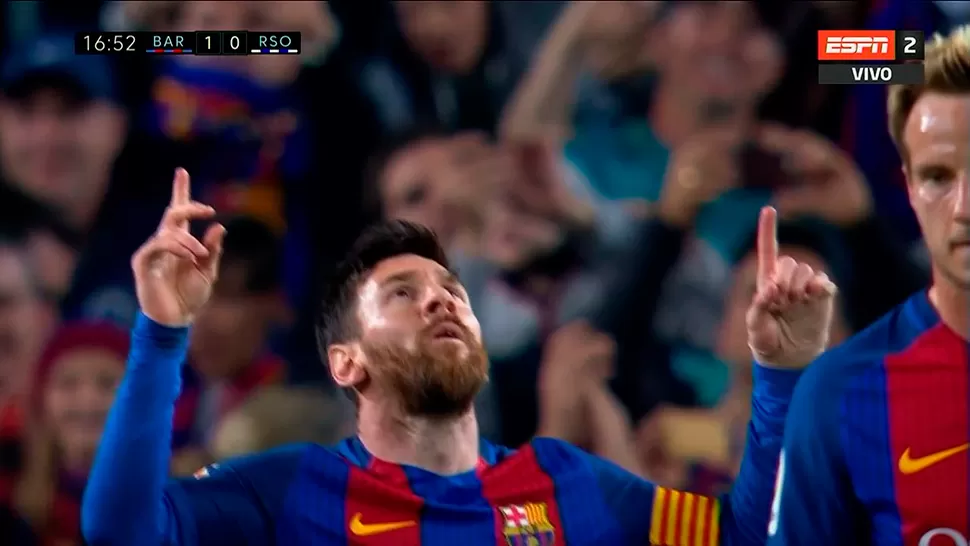 Con dos tantos de Messi, Barcelona superó a la Real Sociedad