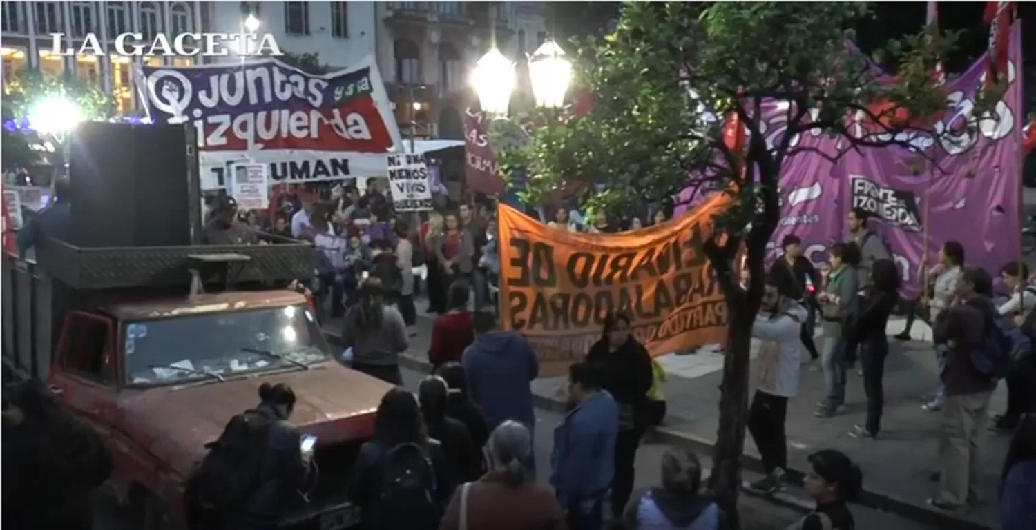 Una vez más, por una mujer menos: marcharon por Ornella en plaza Independencia