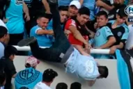 El hincha de Belgrano arrojado de la tribuna tiene muerte cerebral
