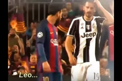 La pelea de dos jugadores de Juventus por la camiseta de Messi