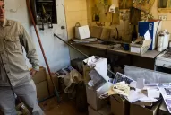 Tras 22 años, cambian las autoridades de Uocra: las fotos de cómo dejaron la sede