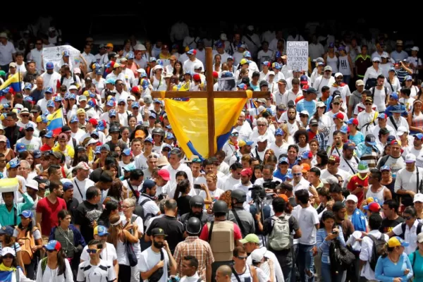 La oposición volvió a copar las calles de Caracas